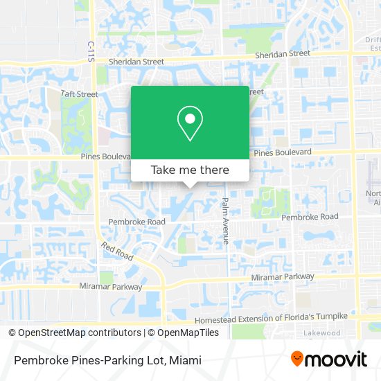 Pembroke Pines-Parking Lot map