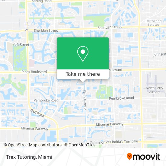 Trex Tutoring map