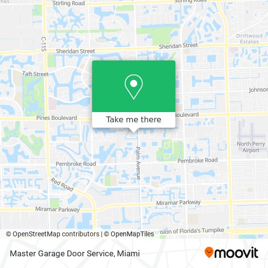 Master Garage Door Service map