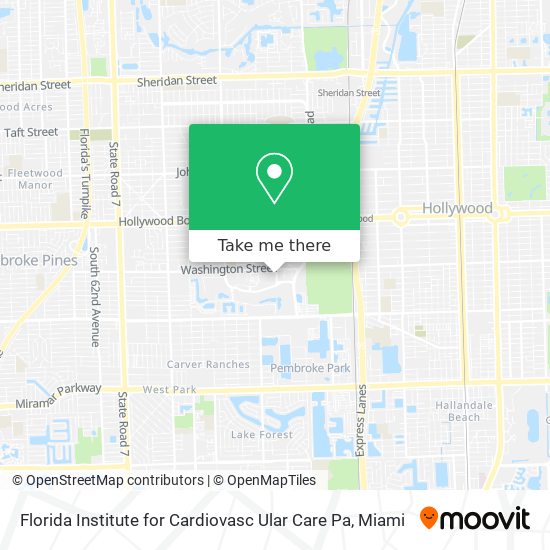 Florida Institute for Cardiovasc Ular Care Pa map