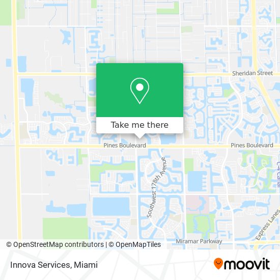 Innova Services map