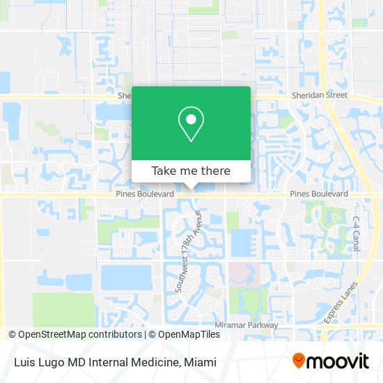 Luis Lugo MD Internal Medicine map