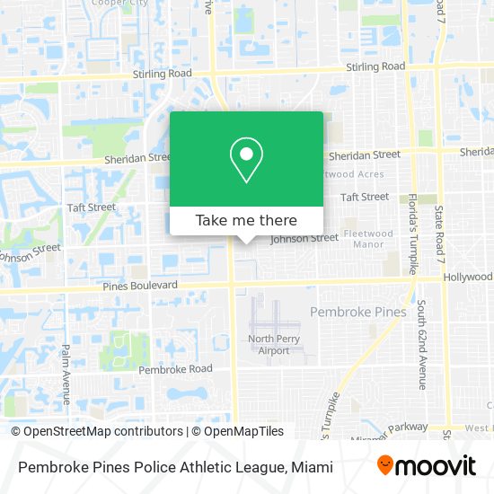 Mapa de Pembroke Pines Police Athletic League