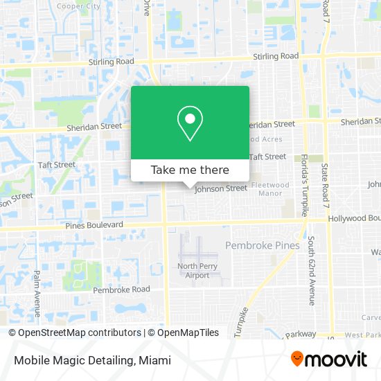 Mapa de Mobile Magic Detailing