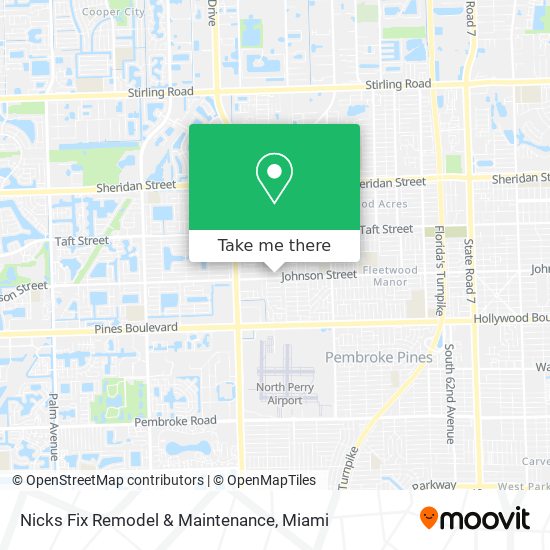 Nicks Fix Remodel & Maintenance map