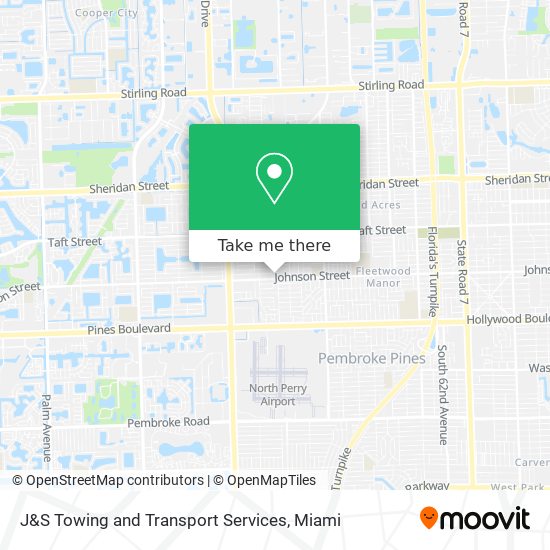 J&S Towing and Transport Services map