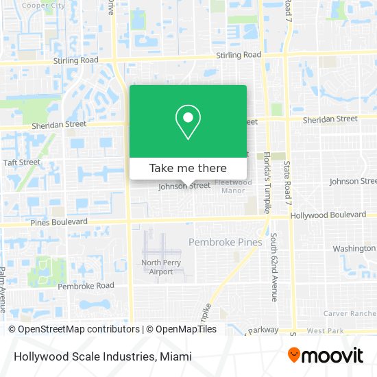 Mapa de Hollywood Scale Industries