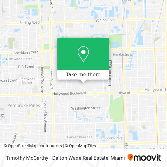 Timothy McCarthy - Dalton Wade Real Estate map