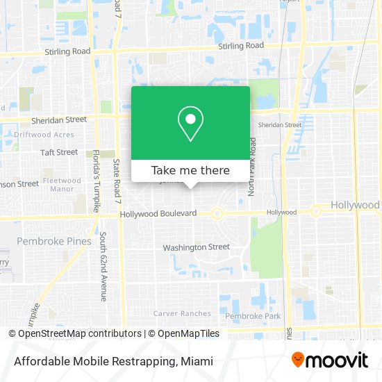 Mapa de Affordable Mobile Restrapping