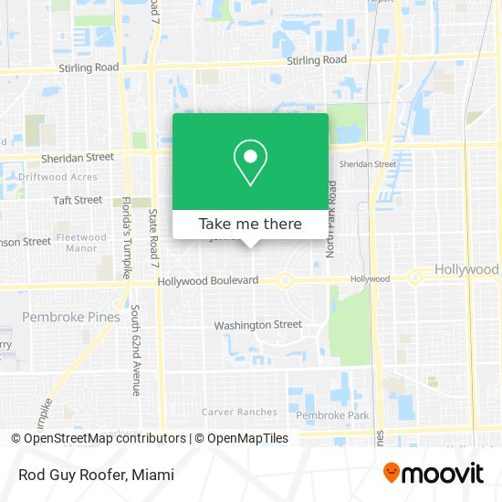 Rod Guy Roofer map