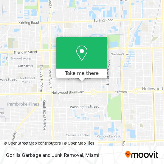 Gorilla Garbage and Junk Removal map