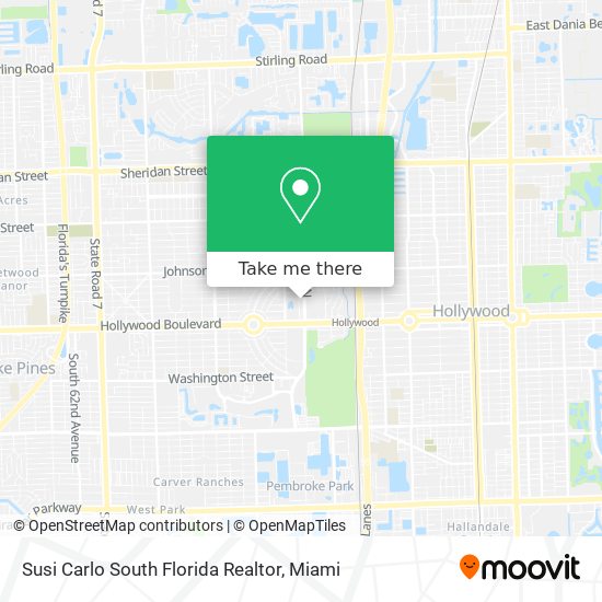 Mapa de Susi Carlo South Florida Realtor