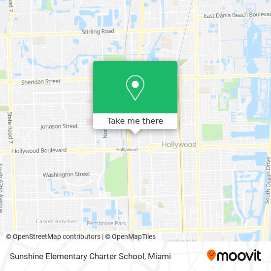 Sunshine Elementary Charter School map