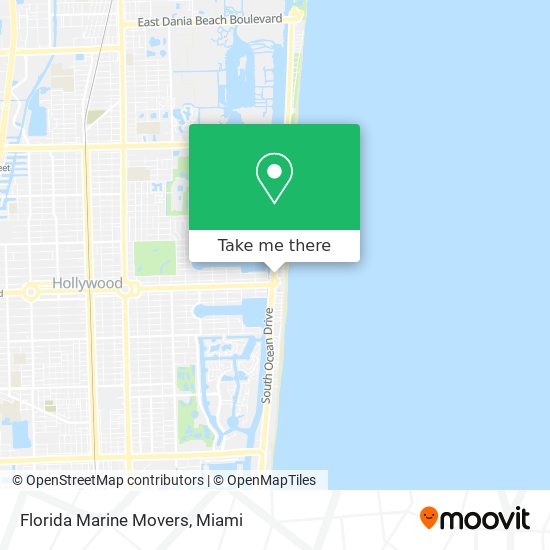 Mapa de Florida Marine Movers