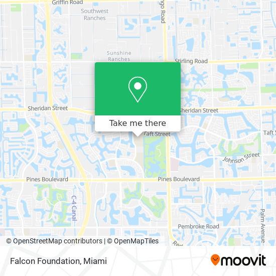 Mapa de Falcon Foundation