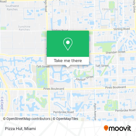 Pizza Hut map