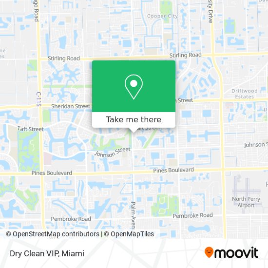 Dry Clean VIP map