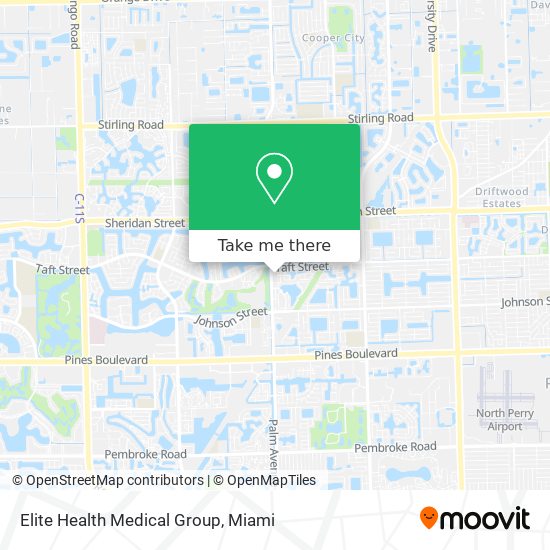 Mapa de Elite Health Medical Group