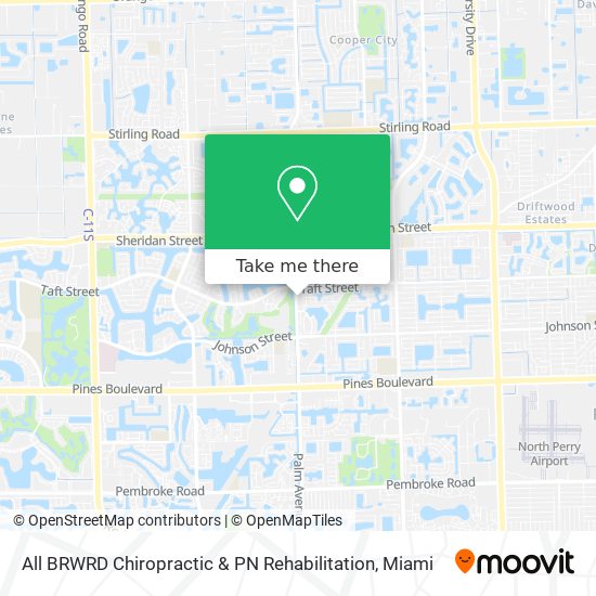 All BRWRD Chiropractic & PN Rehabilitation map