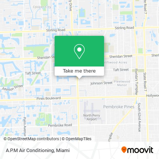 A.P.M Air Conditioning map