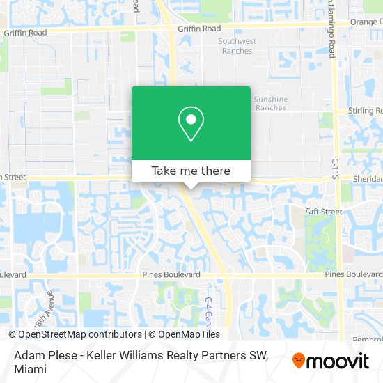 Mapa de Adam Plese - Keller Williams Realty Partners SW