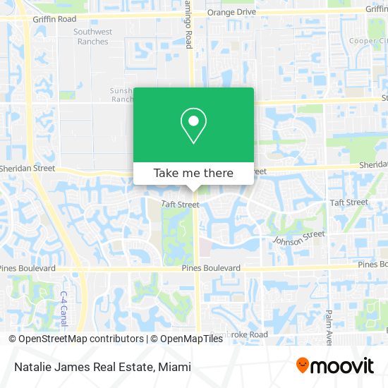 Natalie James Real Estate map