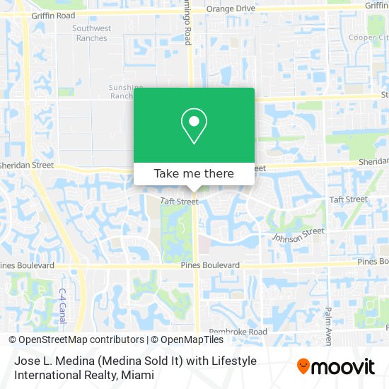 Mapa de Jose L. Medina (Medina Sold It) with Lifestyle International Realty