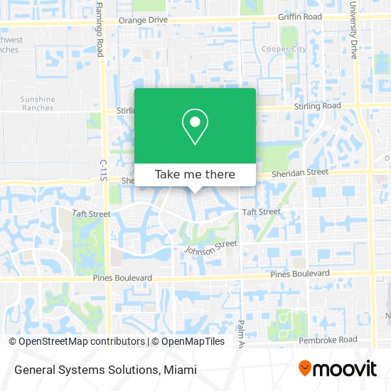 General Systems Solutions map