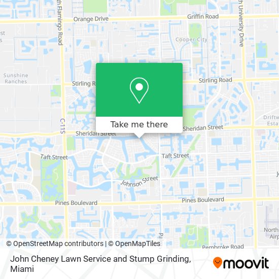 Mapa de John Cheney Lawn Service and Stump Grinding