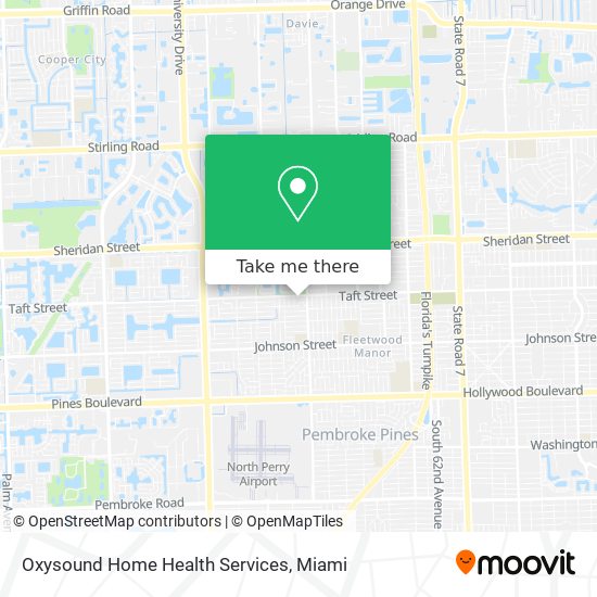 Mapa de Oxysound Home Health Services