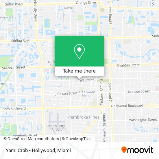 Mapa de Yami Crab - Hollywood