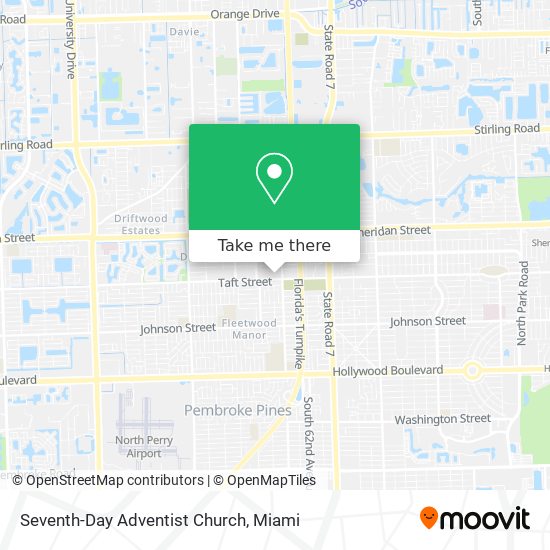 Seventh-Day Adventist Church map