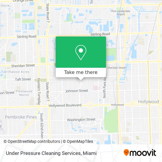 Under Pressure Cleaning Services map