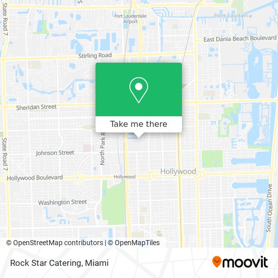 Rock Star Catering map