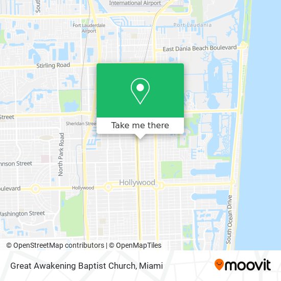 Mapa de Great Awakening Baptist Church