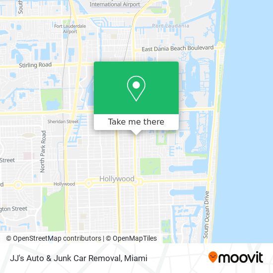 Mapa de JJ's Auto & Junk Car Removal