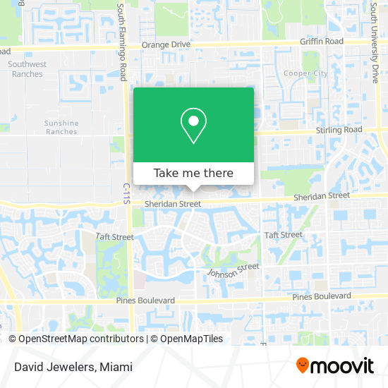 Mapa de David Jewelers