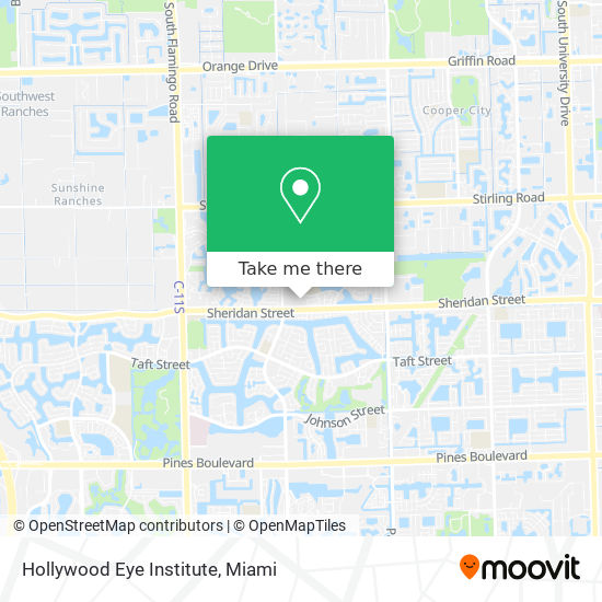 Mapa de Hollywood Eye Institute