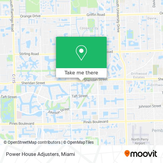 Power House Adjusters map