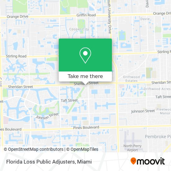 Florida Loss Public Adjusters map