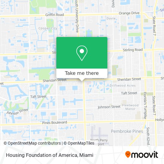 Mapa de Housing Foundation of America