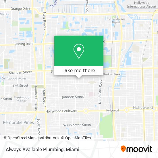 Mapa de Always Available Plumbing