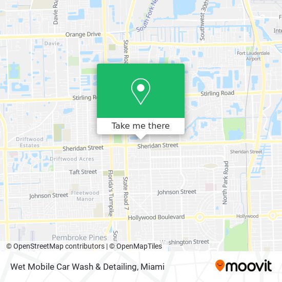 Wet Mobile Car Wash & Detailing map