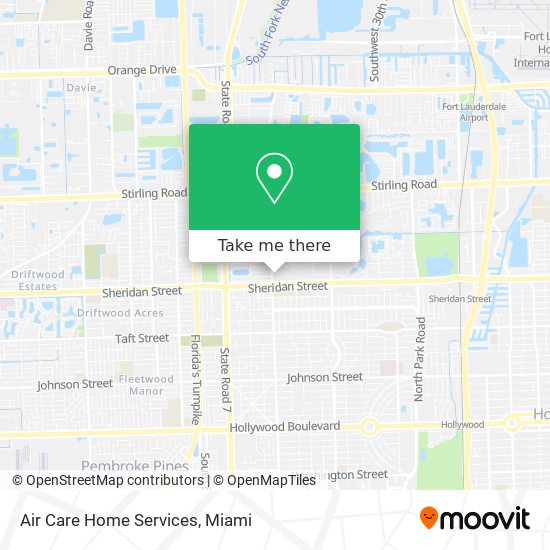 Air Care Home Services map