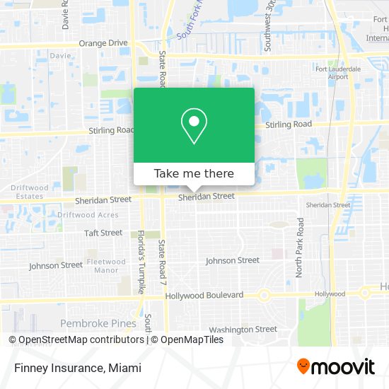 Mapa de Finney Insurance