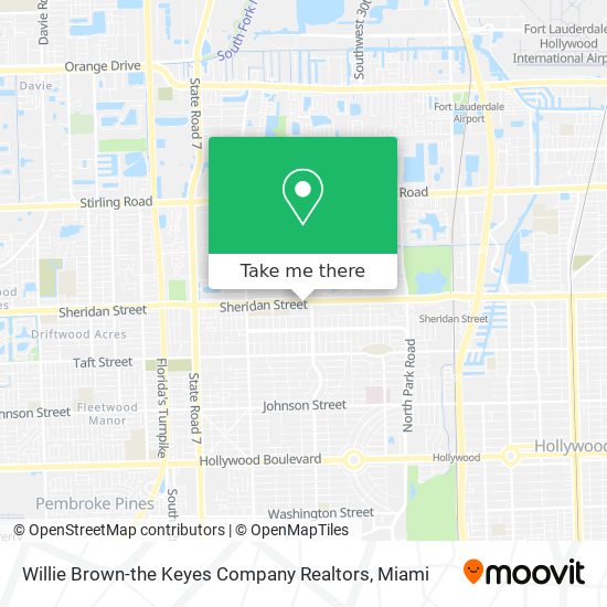 Willie Brown-the Keyes Company Realtors map