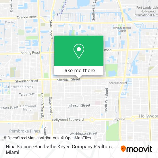 Nina Spinner-Sands-the Keyes Company Realtors map