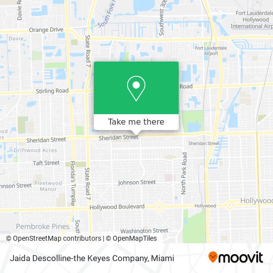 Mapa de Jaida Descolline-the Keyes Company