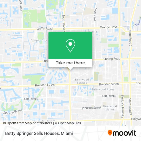 Betty Springer Sells Houses map