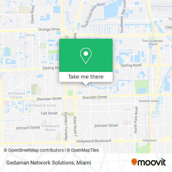Mapa de Gedaman Network Solutions